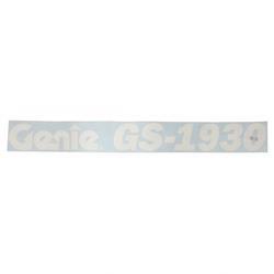 GENIE 62054GT-OEM DECAL - GENIE GS - 1930