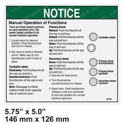 Picture of Decal Label Manual Valves Tz