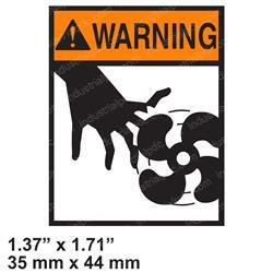 Picture of Name Plate - Fan Caution