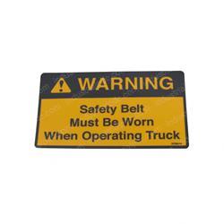 Picture of Decal - Warning Safety Belt