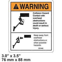 Picture of Decal-Danger-Collision Haz