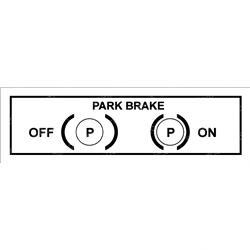 Picture of Parking Brake Decal