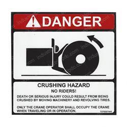Picture of Decal - Danger Revolving Tires