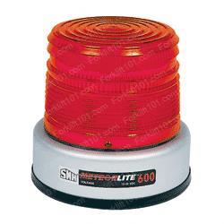 sy651000-red STROBE ML600 - 12-48V - RED - PERM MOUNT - LOW PROFILE