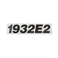 Picture of Decal - Model Tag