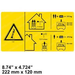 Picture of Decal-Sym Max Cap 272 Kg-Ce