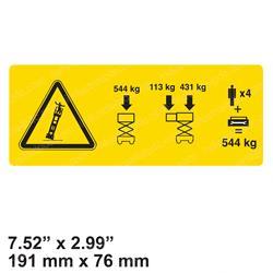 Picture of Decal - Danger Max Cap 1200