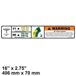Picture of Decal - Warning Dual Cap