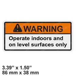 Picture of Decal - Warning Level Surface