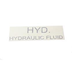 Picture of Decal Hyd. Fluid Brown