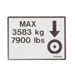 Picture of Decal - Max Tire Load