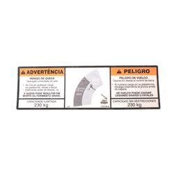 Picture of Decal Warning Dual Cap (lat)