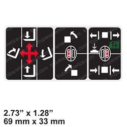 HYSTER 2070491 DECAL - HOIST/ TILT