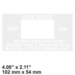 Picture of Decal - Park Brake Off/on