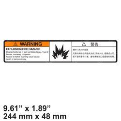 Picture of Decal - Warn Batt Vent (chi