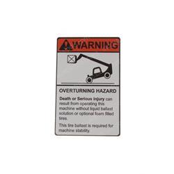 Picture of Decal - Overturn Hazard