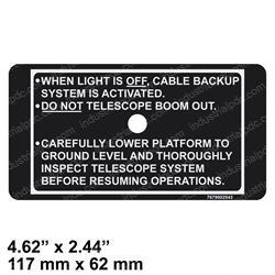 Picture of Decal - Upper Control Box Pane