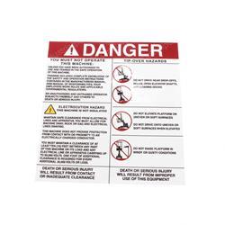 Picture of Decal - Ibc Danger Panel