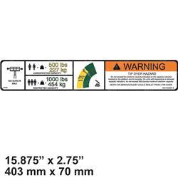 Picture of Decal-Warning Dual Cap.