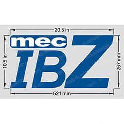 Picture of Decal - Ibz Model Blue