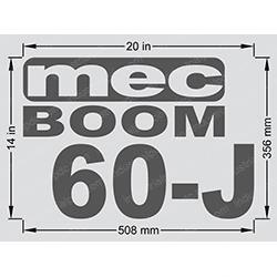 Picture of Decal- Mec Boom 60-J Door