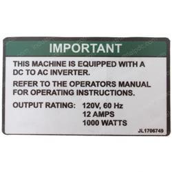 Picture of Decal   Invertre Informat