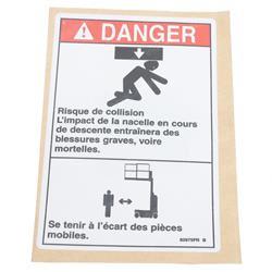 Picture of Decal Danger Collision Hazard