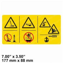 Picture of Decal,tip-Over,crush, Gs-1330m