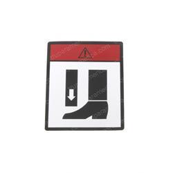 1229004 DECAL - CRUSH HAZARD