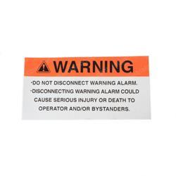 Picture of Decal - Warning Alarm