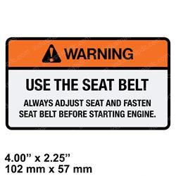 Picture of Decal Seat Belt