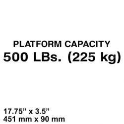 Picture of Decal - Pltfm Cap-500lb-Lg