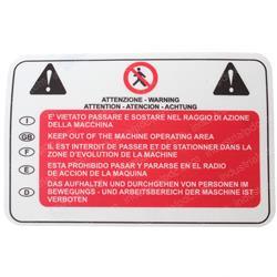 Picture of Decal - Warning