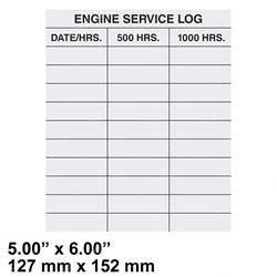 Picture of Decal - Asl Engine Service Log