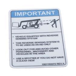Picture of Decal-Reverse Sensor System