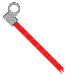 Picture of Leadhead - 1 Ga Red 5 Ft Offset