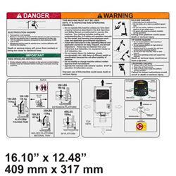 Picture of Decal - Warning/Instructions