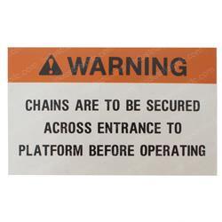 Picture of Decal - Chain  Mec 6045