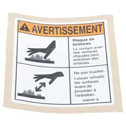 Picture of Decal-Warn-Burn Hazard