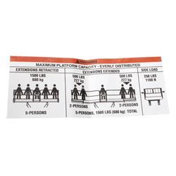 Picture of Decal - Plat. Cap. Deck 1500