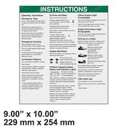 Picture of Decal-Inst-Oper Inst 60trax