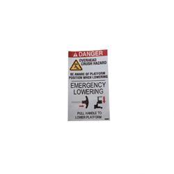 Picture of Decal - Ibc Emergency Down