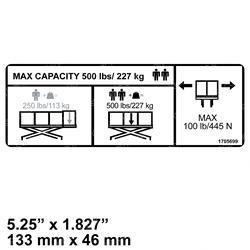 Picture of Decal - Mtb 500lb Capacity