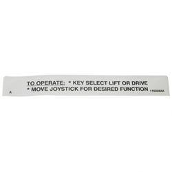 Picture of Decal - Operation