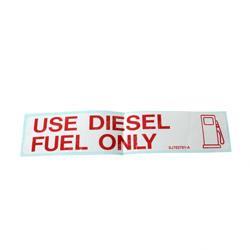 Picture of Label Use Deisel Only