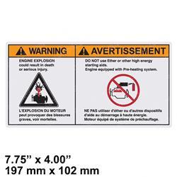 Picture of Decal-Warning No Either (can)