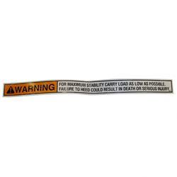 Picture of Decal/Warning Carry Low