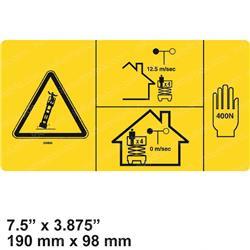 Picture of Decal-Danger-Man Frc- Gs2669