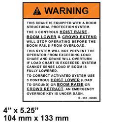 Picture of Decal - Boom Protection System