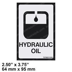 Picture of Decal-Hydraulic Oil